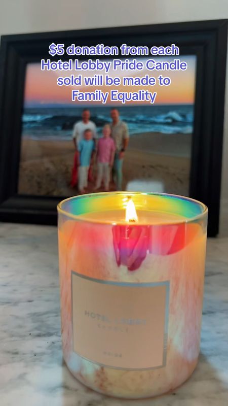We’ve teamed up with Hotel Lobby Candle to celebrate Pride Month. 

The candle has notes of tropical citrus, passionfruit, crystalized ginger, spun sugar, and solar musk. So good!

$5 from each Pride candle will go to a cause we personally support - Family Equality, which benefits LGBTQ+ families. Get yours before they are gone! #HLCPartner #HLCPride #Pride