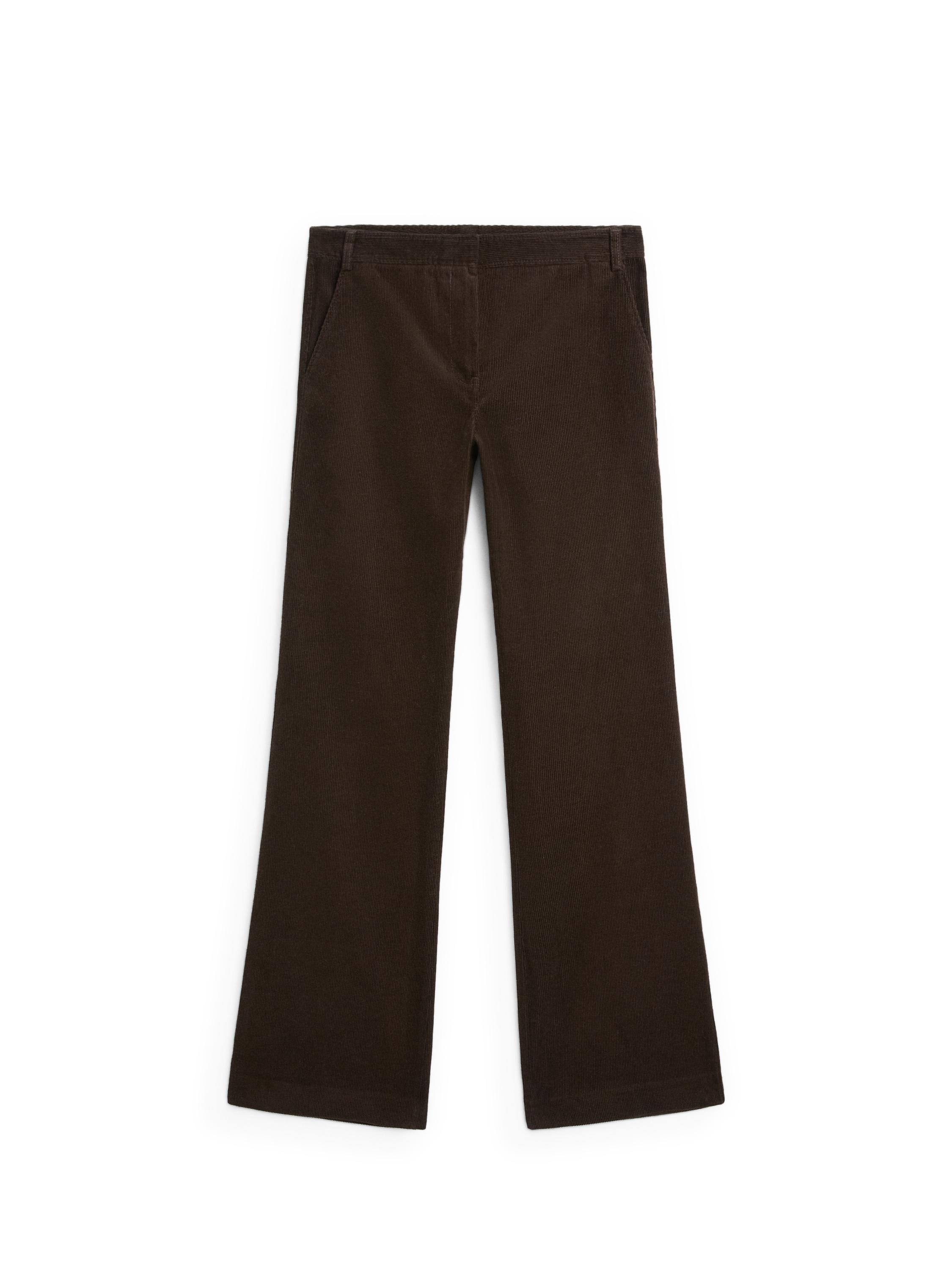 Flared corduroy trousers | Massimo Dutti UK