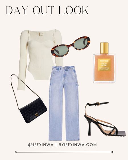 Starting your day with the perfect pair of jeans and a cute khaite top is a step in the right direction, pairing it with the Tom Ford soleil blanc shimmer oil is a perfect blend which captures the sultry effect of a summer skin.  Here is a style inspiration to kick start your day.


#LTKSeasonal #LTKstyletip #LTKsalealert