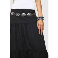 boohoo Women's Western Chain Belt in Silver | Boohoo.com (UK & IE)