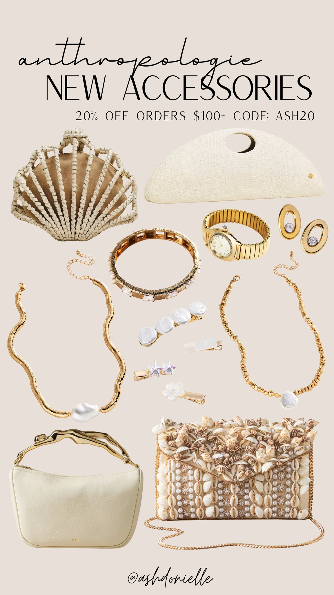 Anthropologie discount code: ASH20

woven beach totes
chunky gold jewelry
oversized sunglasses
straw hats for summer
vacation ready accessories
layered necklace stacks
trendy beach bags
colorful statement earrings
summer hair accessories

#LTKSeasonal #LTKSaleAlert