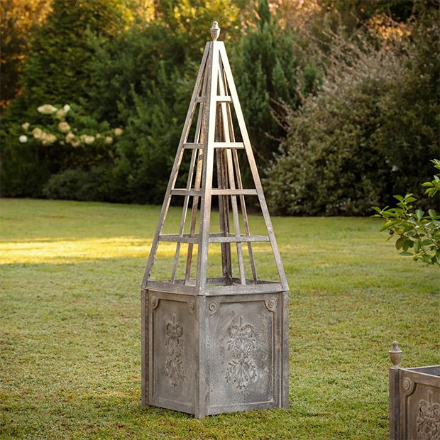 French Country Trellis Planter | Antique Farm House