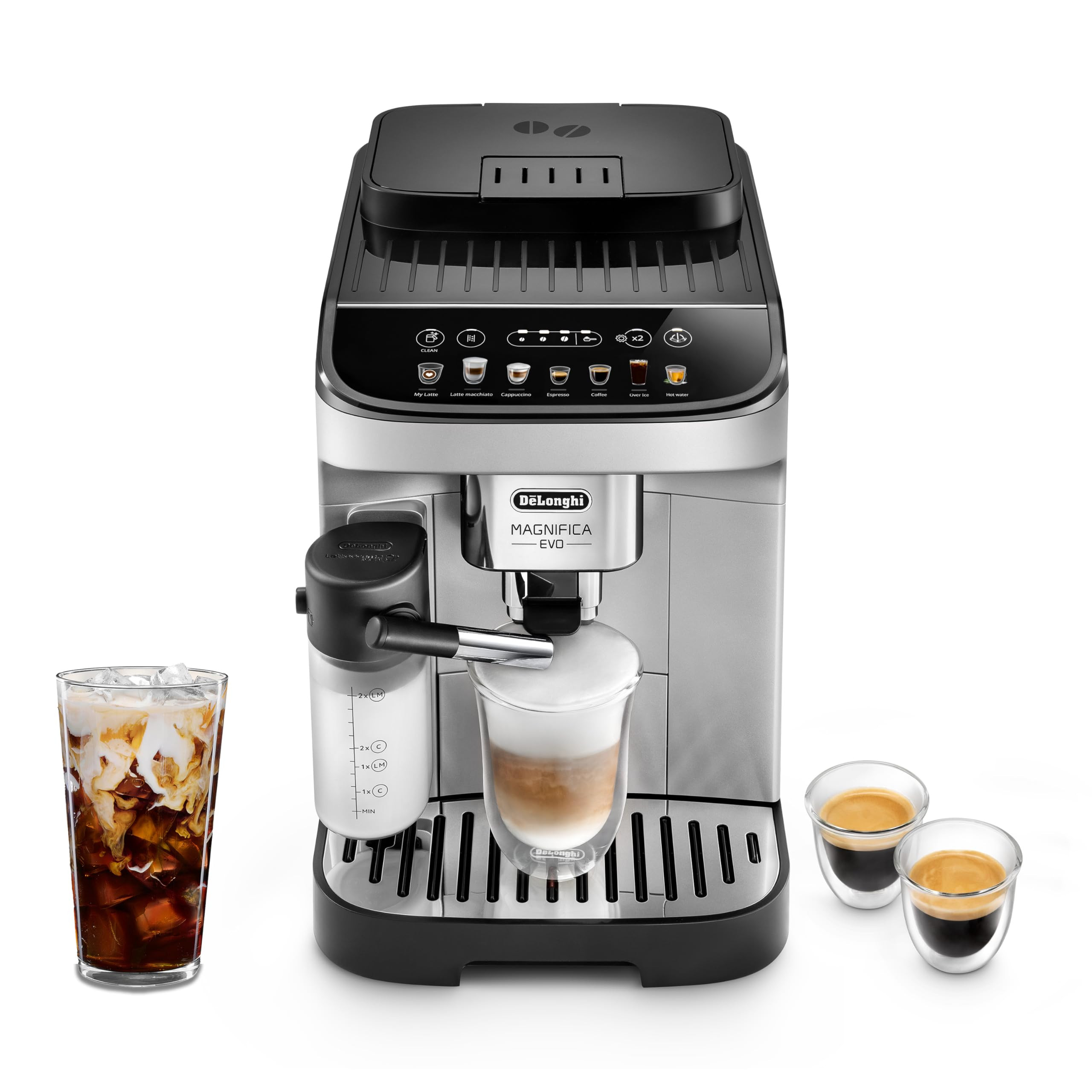De'Longhi Magnifica Evo Automatic Espresso & Coffee Machine with Auto Milk Frother, Built-in Grin... | Amazon (US)
