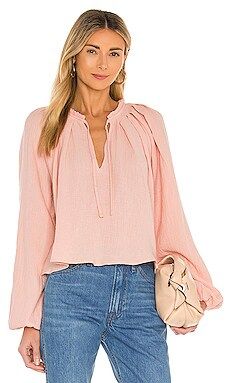 Lovers + Friends Stephanie Top in Pink Champagne from Revolve.com | Revolve Clothing (Global)
