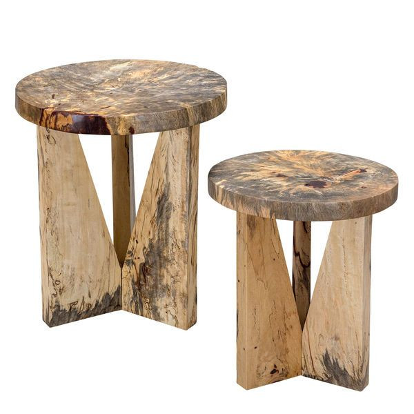 Nadette Natural Nesting Tables, Set Of 2 | Scout & Nimble