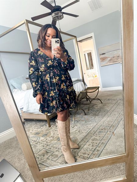 Abercrombie is 30% off with an extra 15% off with code CYBERAF

Boots are from Pink Lily and 35% off with code SHOP35

Dress 
Was $80
Now $44

Boots
Was $78
Now $49

#LTKsalealert #LTKstyletip #LTKSeasonal