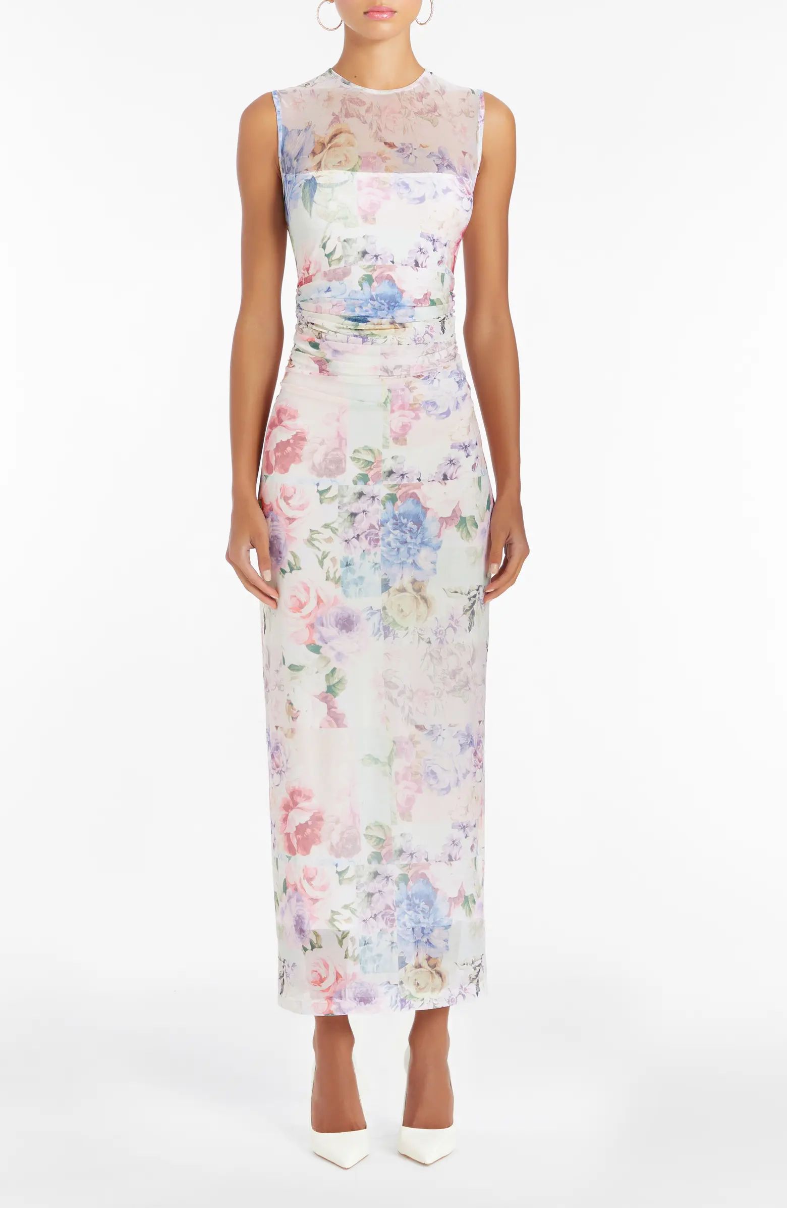 Lyle Floral Sleeveless Sheath Gown | Nordstrom