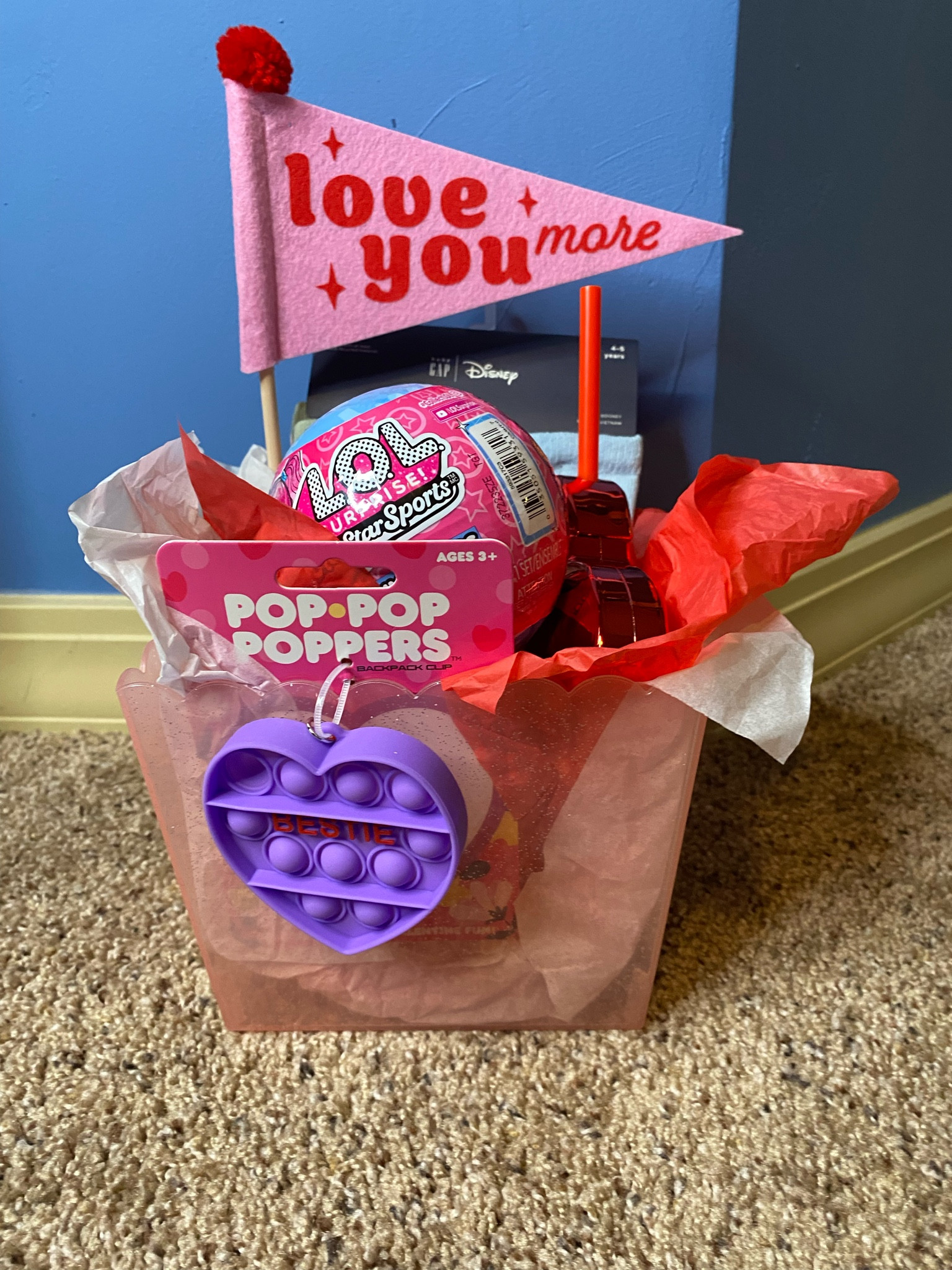 My daughters Valentine’s Day box
DIY, Valentine’s Day, Girl, LOL dolls, Hearts, poppers 

#LTKGiftGuide #LTKkids #LTKfamily
