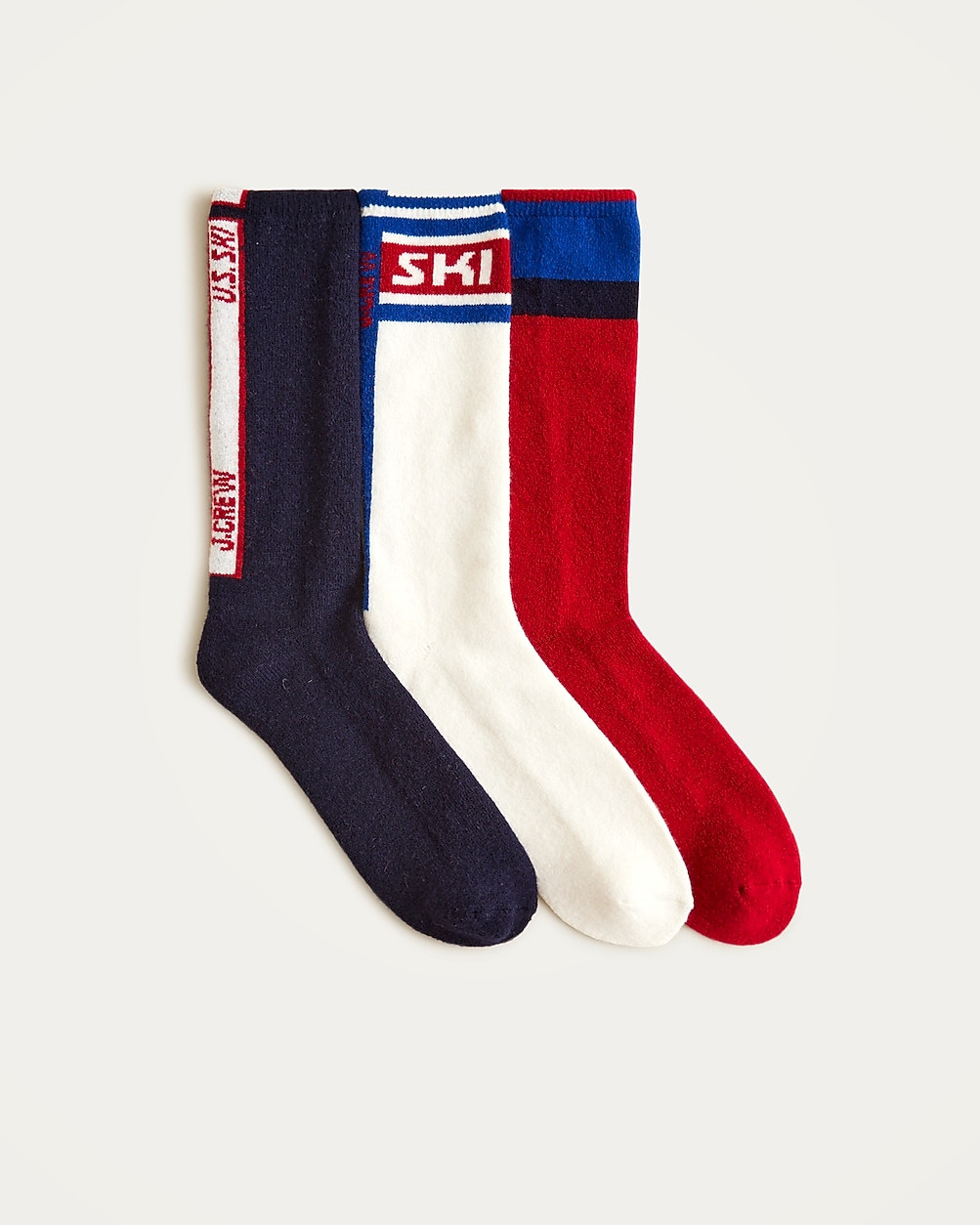 U.S. Ski & Snowboard by J.Crew wool socks three-pack | J. Crew US