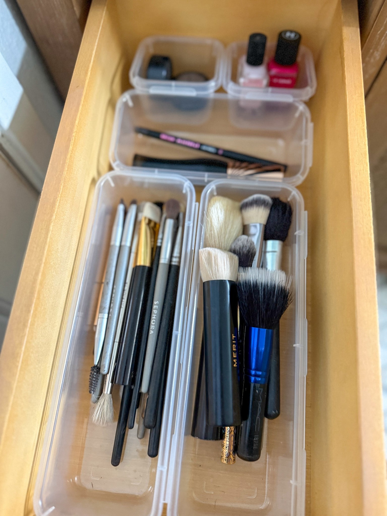 January is the perfect time to organize your home, your bathroom vanity drawers, makeup, beauty and skincare products! @wayfair has a great selection of drawer and cabinet organizers! I love these acrylic organizers! They come in a wide array of sizes. This drawer is perfect for my makeup brushes, eyeliner, mascara, eyeshadows and nail polish for Valentine’s Day! ❤️ #ad #newyearnewyou #wayfair #wayfairpartner 

#LTKSaleAlert #LTKFindsUnder50 #LTKHome