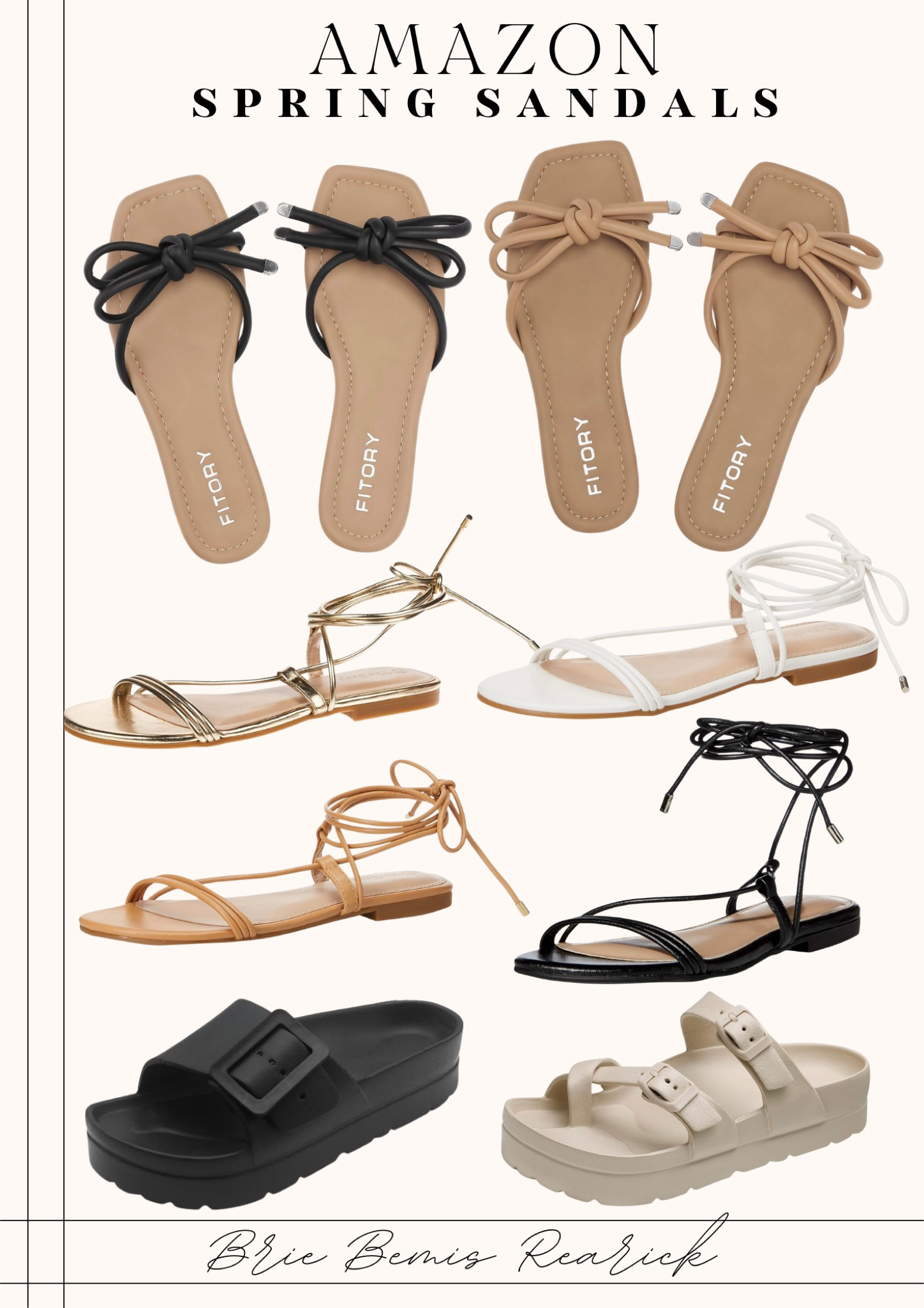 Amazon Spring Summer Sandals 

#LTKSeasonal #LTKshoecrush #LTKfindsunder50