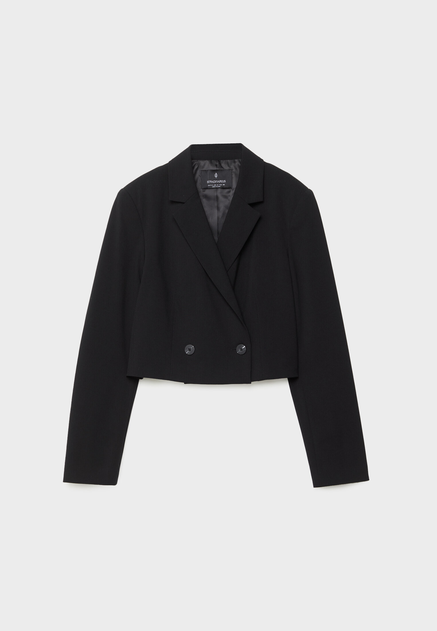 Cropped blazer - Women's fashion | Stradivarius United Kingdom | Stradivarius (UK)
