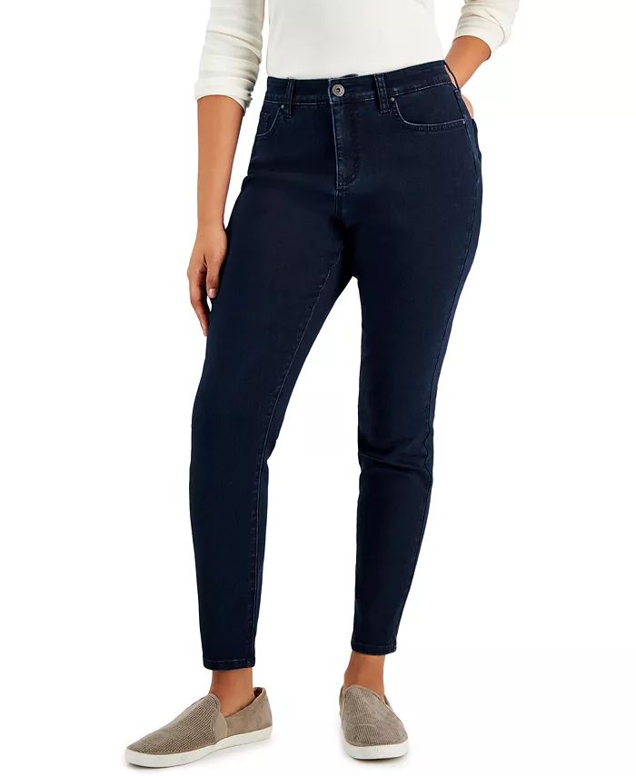 Style & Co Women's Curvy-Fit Mid-Rise Skinny Jeans, Regular, Short and Long Lengths, Created for ... | Macy's