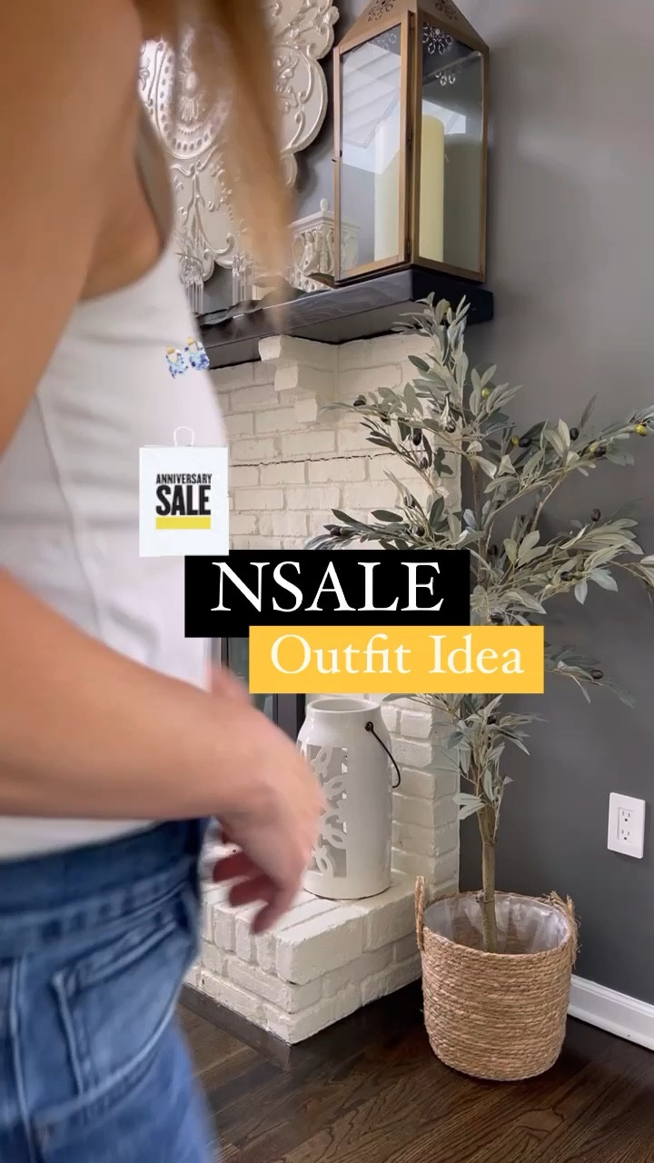 NSALE outfit idea! Pieces that can go from work to weekend. Do not skip over this denim. High rise, stretch and high quality material. My hooded blazer is back again this year in black and white. Have been wearing mine for 3 years. One of my fav #nsale purchases of all time. 

Nsale, Nordstrom anniversary sale, Hudson, dark denim, dark wash denim, wide leg jeans, graphic tee, p448, sneakers, hooded blazer, blazers, quay

Jeans 26
Blazer small
Sneakers tts
Tee small 

#LTKstyletip #LTKsalealert #LTKxNSale