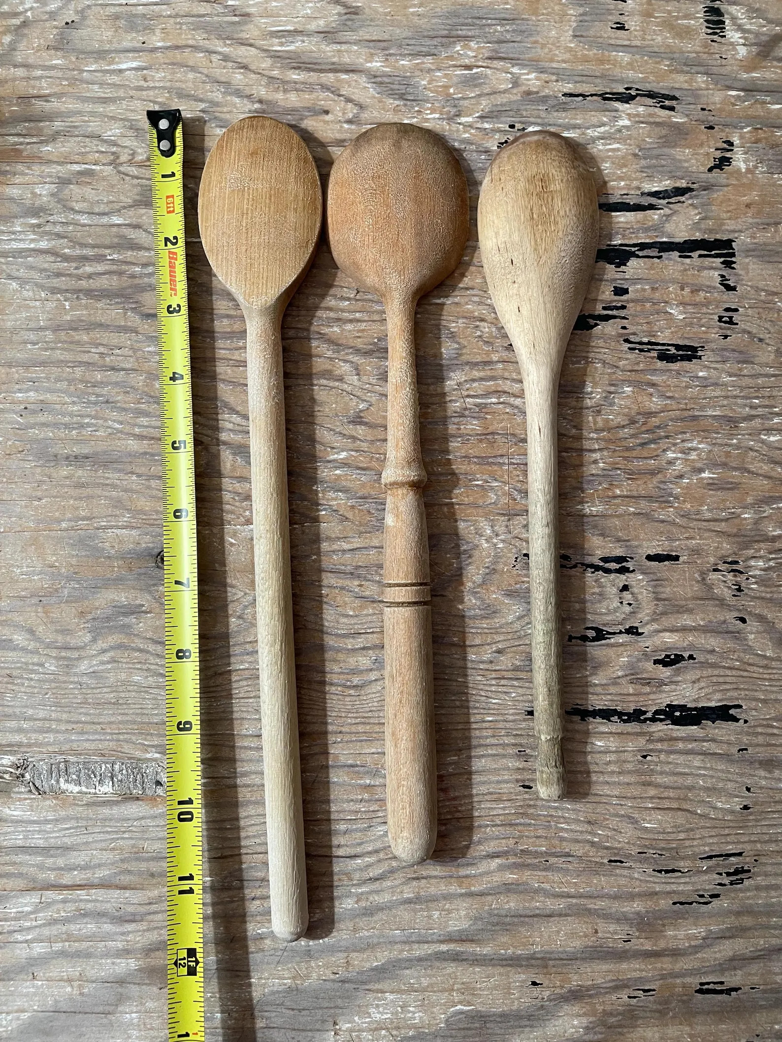 Set of 3 Vintage Wooden Spoons - Farmhouse Kitchen | Etsy (US)