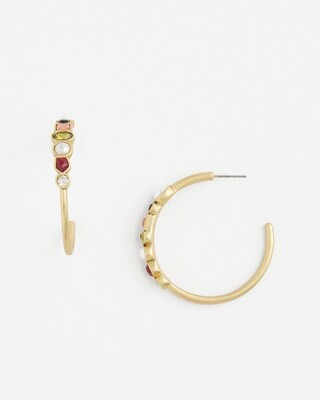 No Droop™ Front to Back Multi Color Hoop Earrings | Chico's