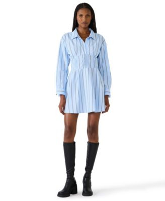 Women's Ariany Long-Sleeve Collared Dress | Macy's