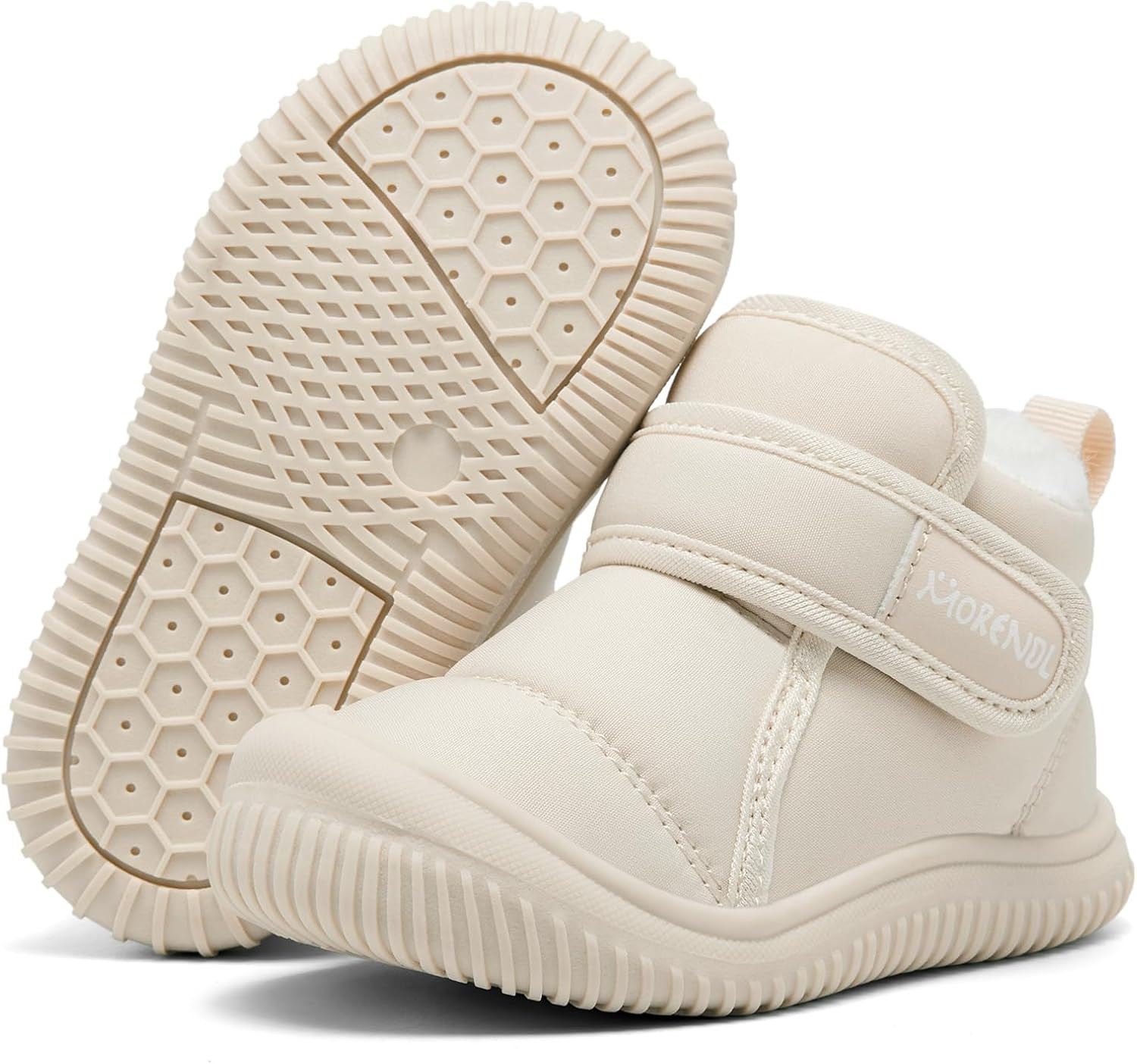 MORENDL Toddler Snow Boots Baby Booties Infant Winter Shoes First Walking Shoes | Amazon (US)
