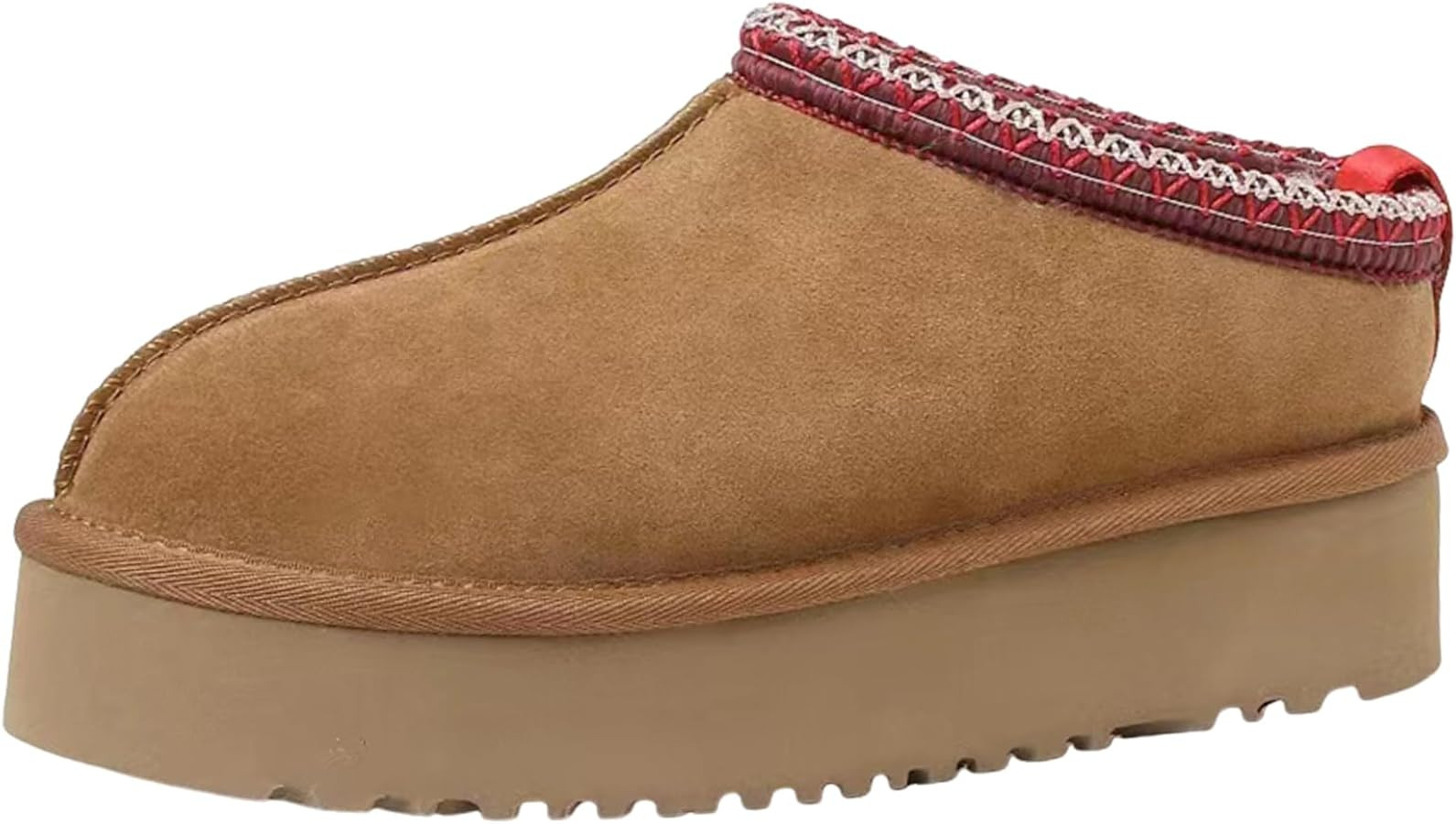 Ziwfow Women's Slippers Platform Boots Short Ankle Anti-Slip Boots Fur Fleece Lined shoes Outdoor... | Amazon (US)