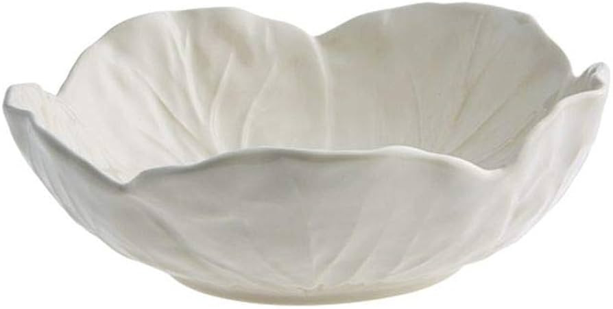Bordallo Pinheiro Cabbage Bowl, Beige, Set of 4 | Amazon (US)