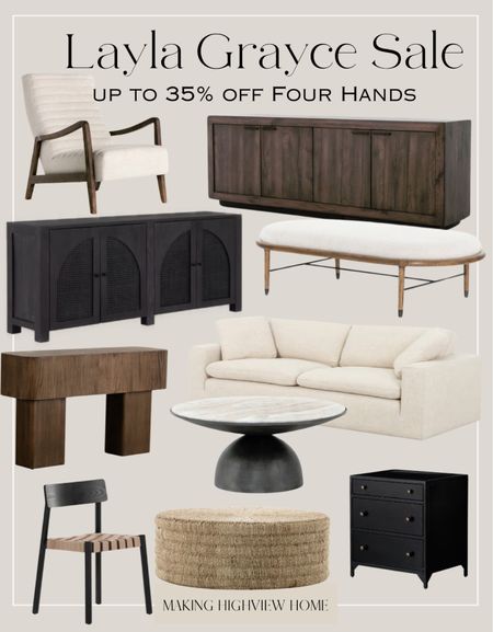 Up to 35% off + Free Shipping on Four Hands at Layla Grayce! You can also stack my code JENNY10 for 10% off! (Exclusions apply) 

Sale runs 4/28-4/3. 

#LTKsalealert #LTKstyletip #LTKhome