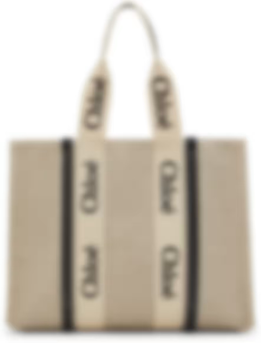Beige Large Woody Tote | SSENSE