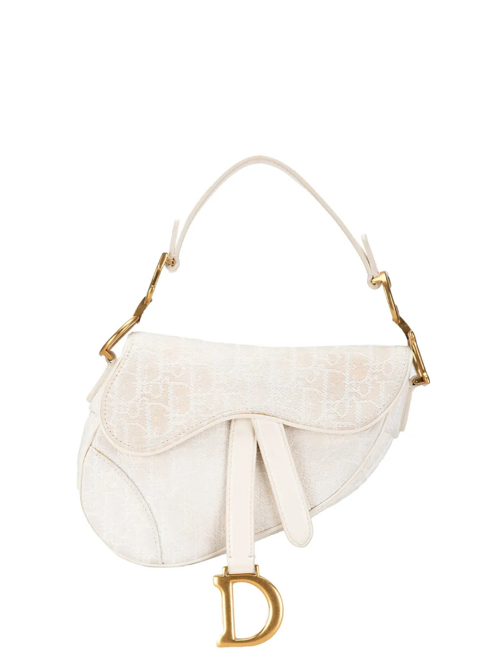 Christian Dior Pre-Owned 2020 Mini Oblique Saddle shoulder bag - Brown | Farfetch Global