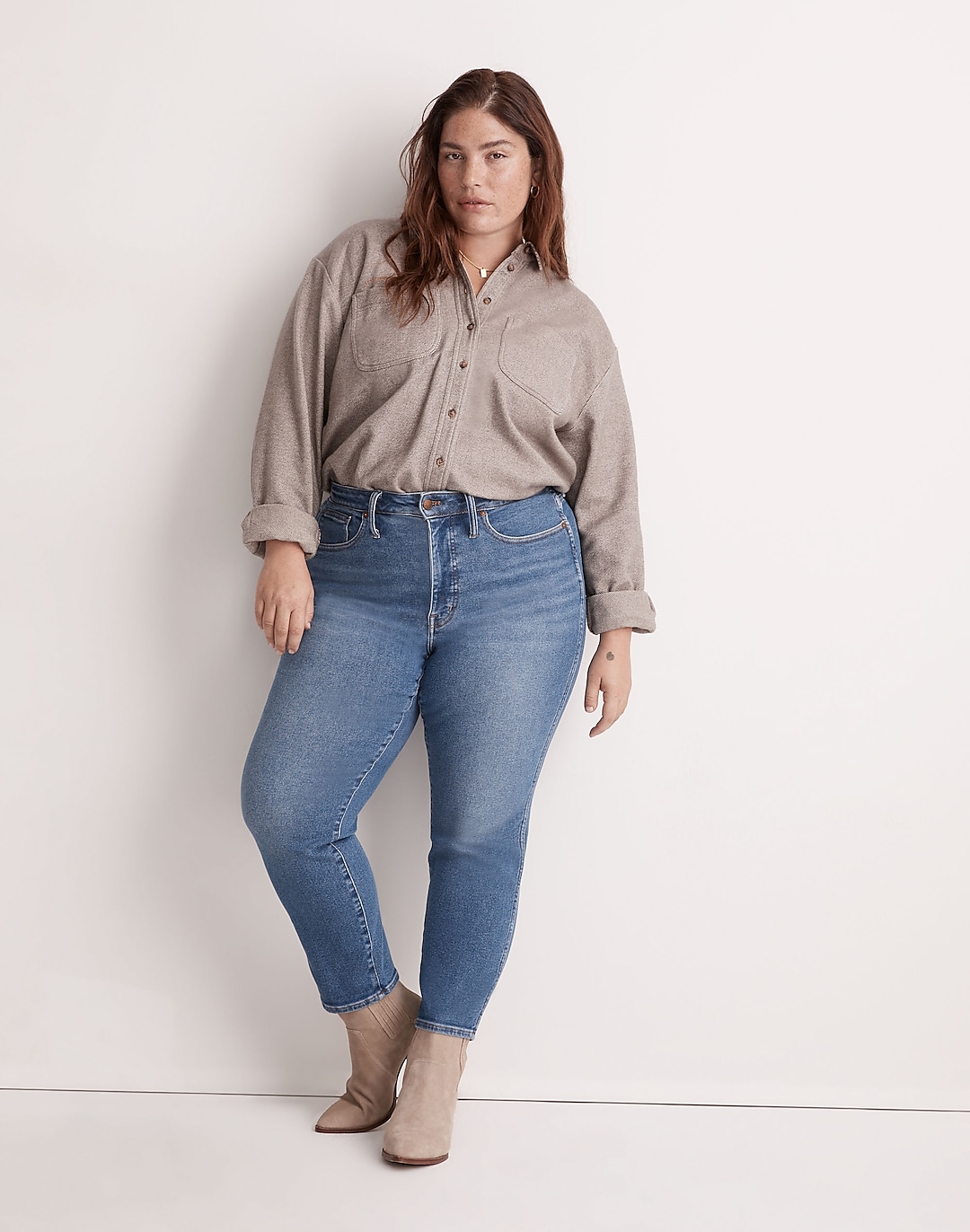 Plus Curvy Stovepipe Jeans in Leaside Wash | Madewell