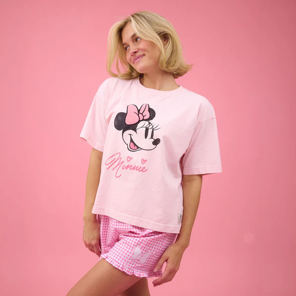 Disney Minnie Mouse Perfect Tee, Pink | Albion Fit