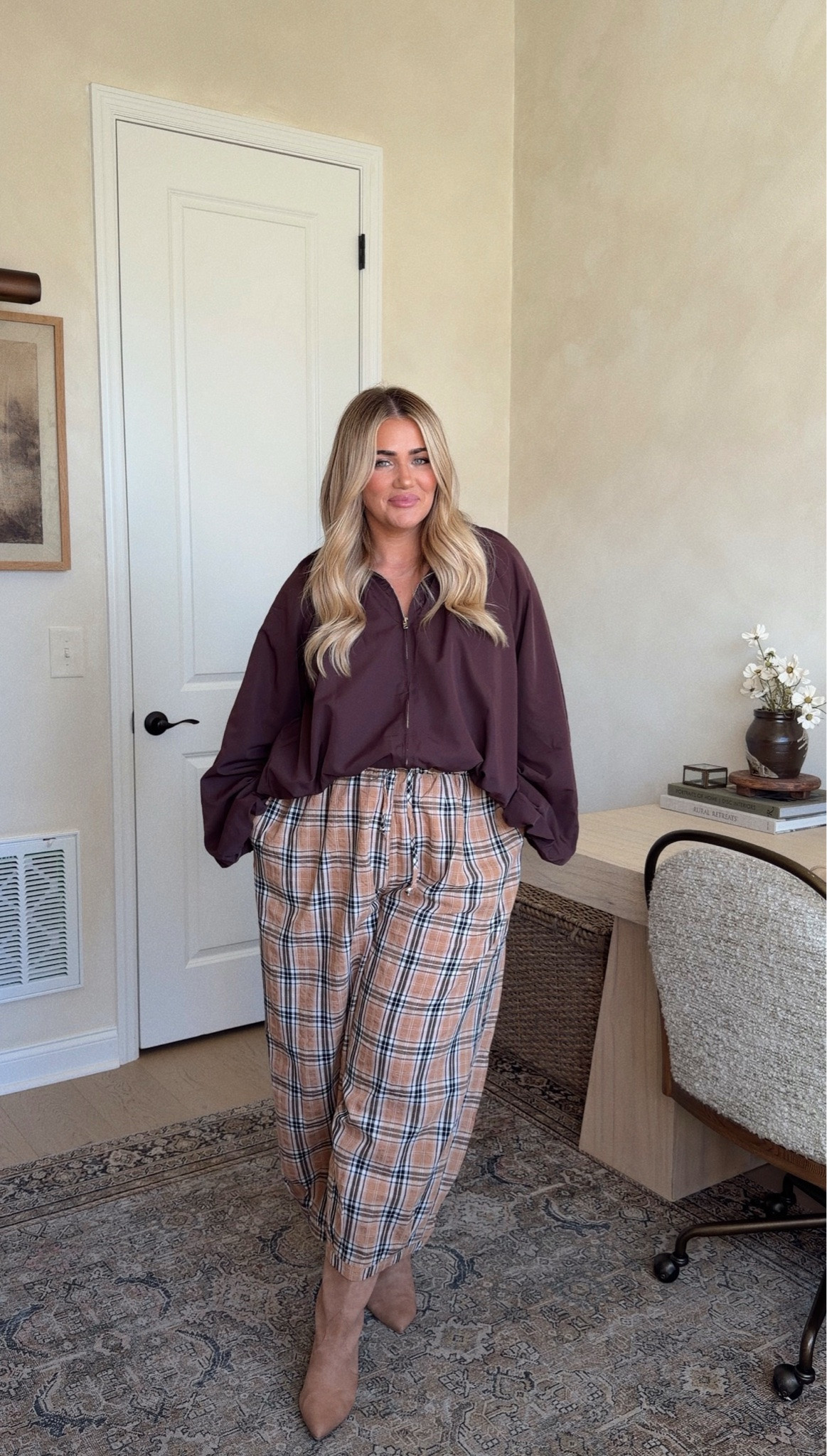 Amazon outfit for fall🍂 

Pants- XXL
Jacket- XL

#LTKootd #LTKSaleAlert #LTKSeasonal