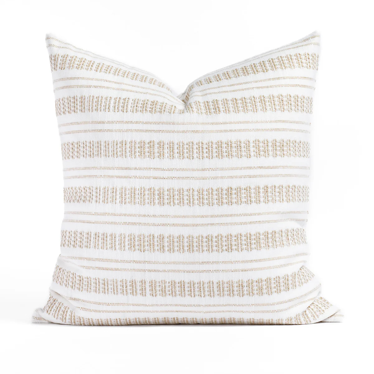 Briar Stripe 20x20 Pillow, Wheat | Tonic Living
