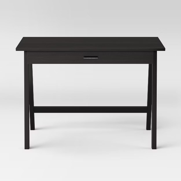 Paulo Wood Writing Desk with Drawer Black - Project 62™ | Target