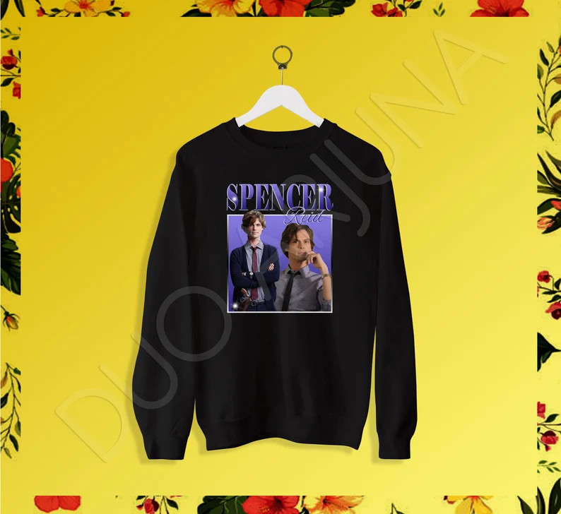Vintage Spencer Reid. Criminal Minds TV Series. Homage Tshirt Spencer Reid Shirt - Matthew Gray G... | Etsy (US)