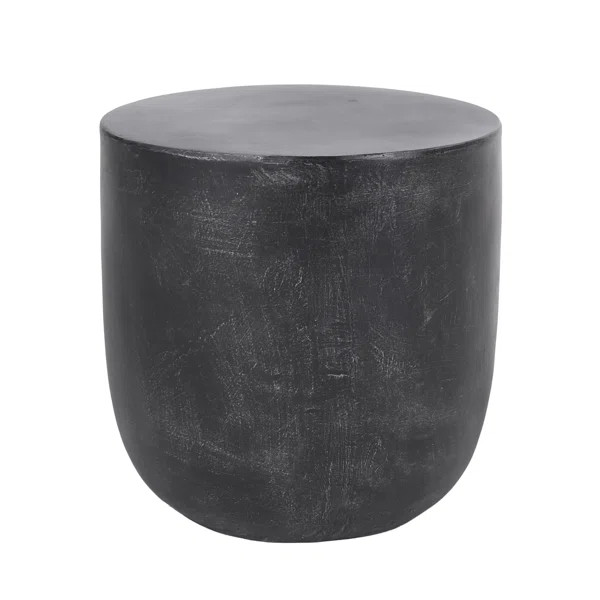 Baxton Stone/Concrete Side Table | Wayfair North America
