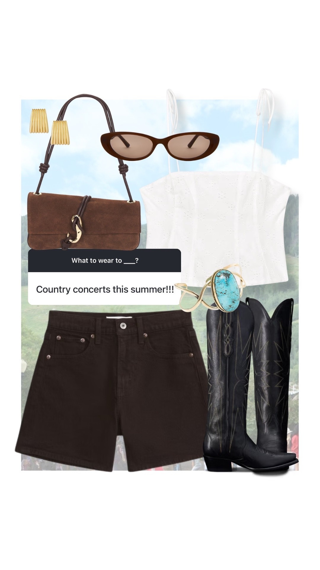 What to wear to a country concert this summer! #kathleenpost