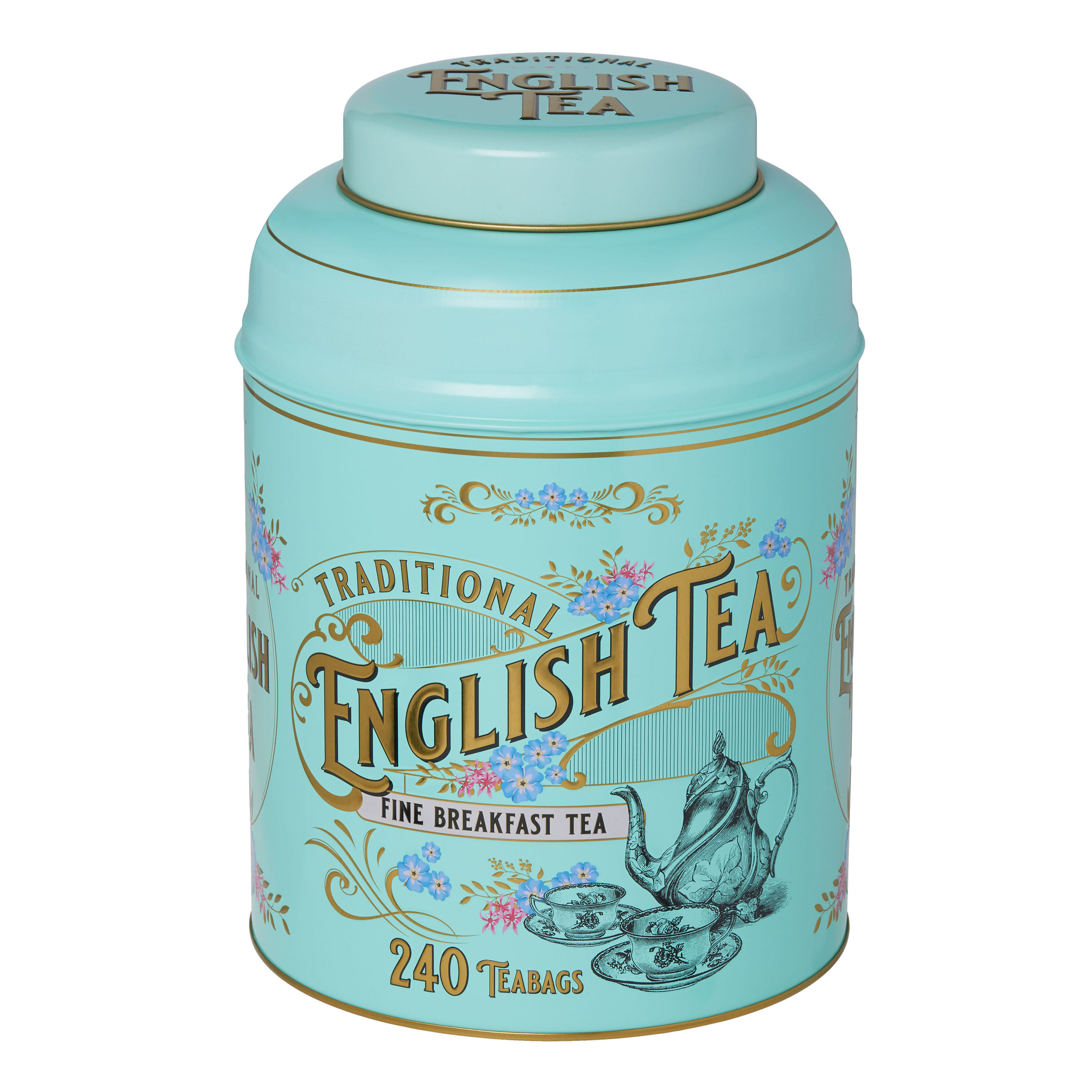 New English Teas Vintage English Breakfast Tea Tin 240 Count | World Market