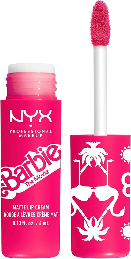 NYX PROFESSIONAL MAKEUP BARBIE, Smooth Whip Lip Cream - Dreamhouse Pink | Amazon (US)