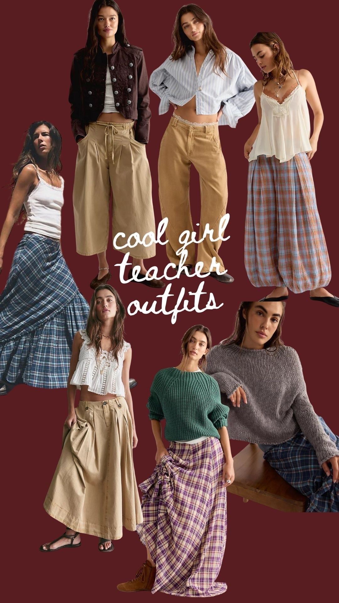 My favorite cool girl teacher outfits of the week