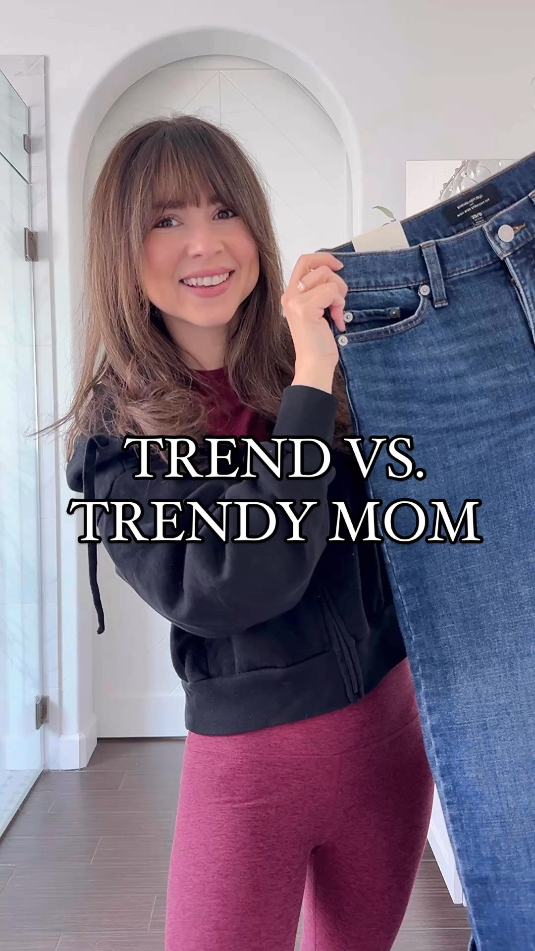 New trend vs. trendy mom outfit wearing cuffed hem jeans. This is a great pair of jeans to wear now for the winter with high ankle boots or ballerina flats. I love the look of them to for spring with a pair open toed sandals and tee! 

Cuffed jeans I’m wearing 25petite and am 5ft2 
Sweater xsmall navy stripes 
Brown suede loafers 5
Brown suede bag also has a crossbody strap

Causal outfits. Trendy outfits. Trendy mom. Cuffed jeans. Stripe sweater. Loafers. Winter outfits. 

#LTKStyleTip #LTKWatchNow