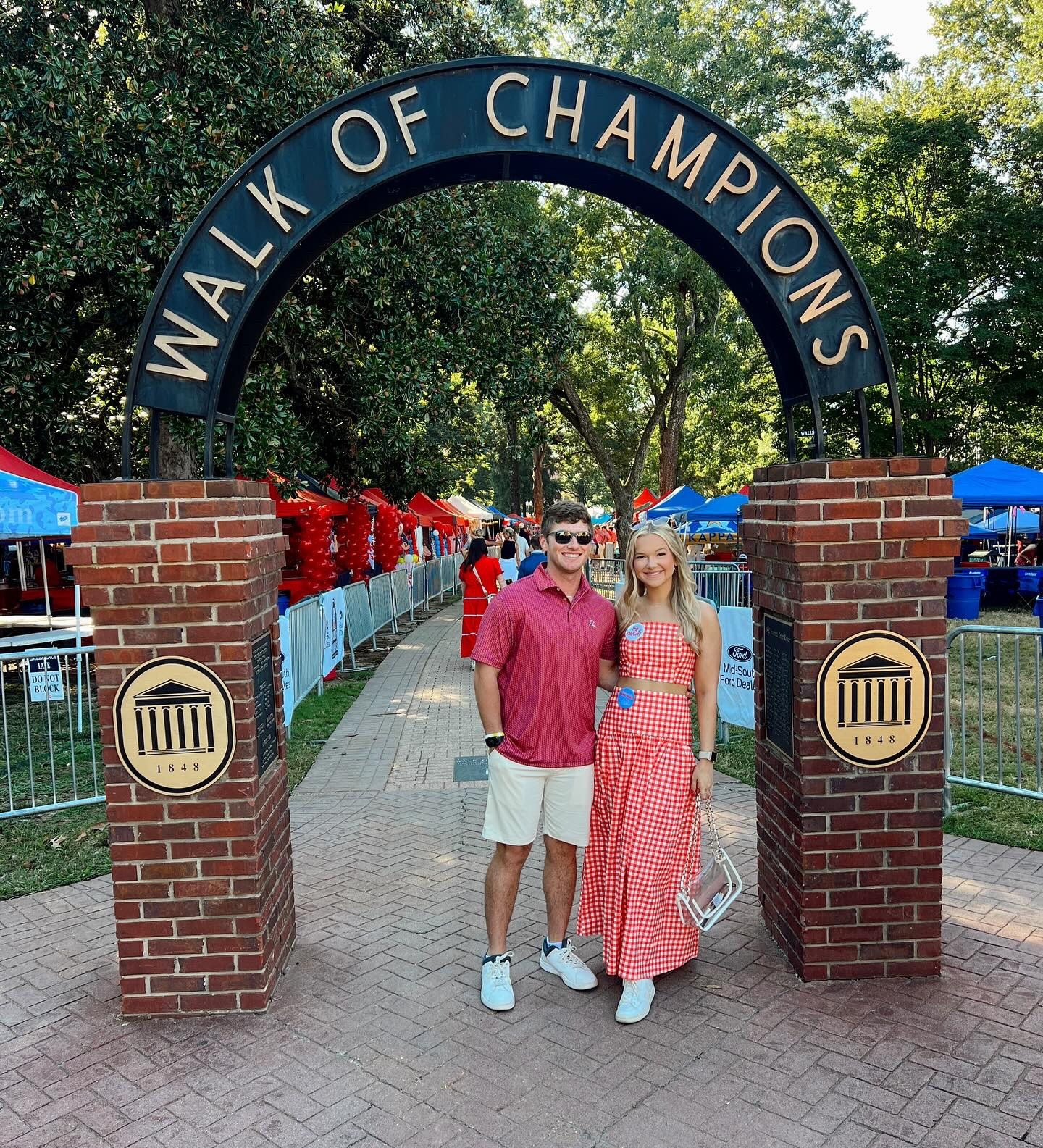 wearing ole miss red for him permanently now ❤️🏈💙 #gorebs #gamedayoutfit

#LTKStyleTip #LTKSeasonal