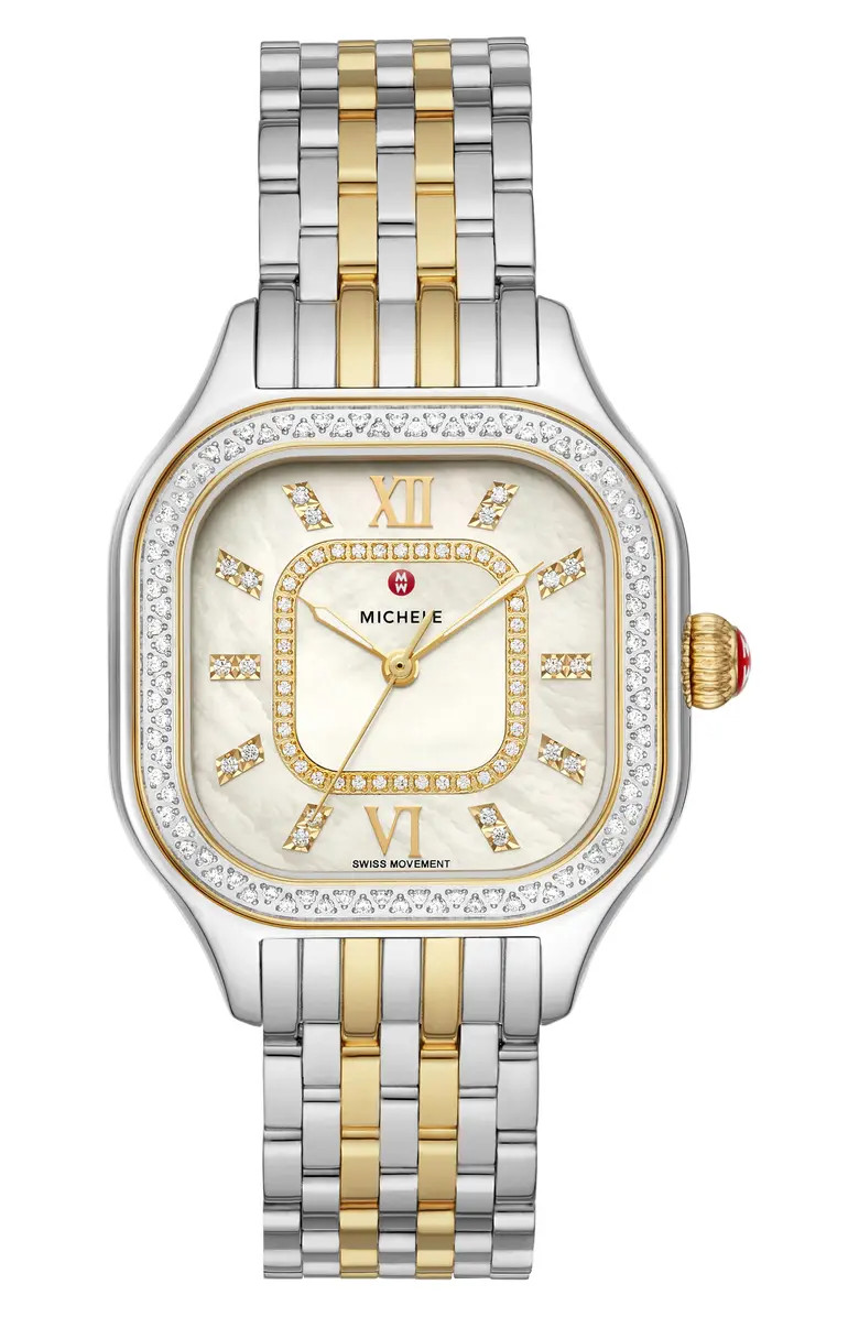 Meggie Diamond Dial Watch Head & Bracelet, 33mm | Nordstrom