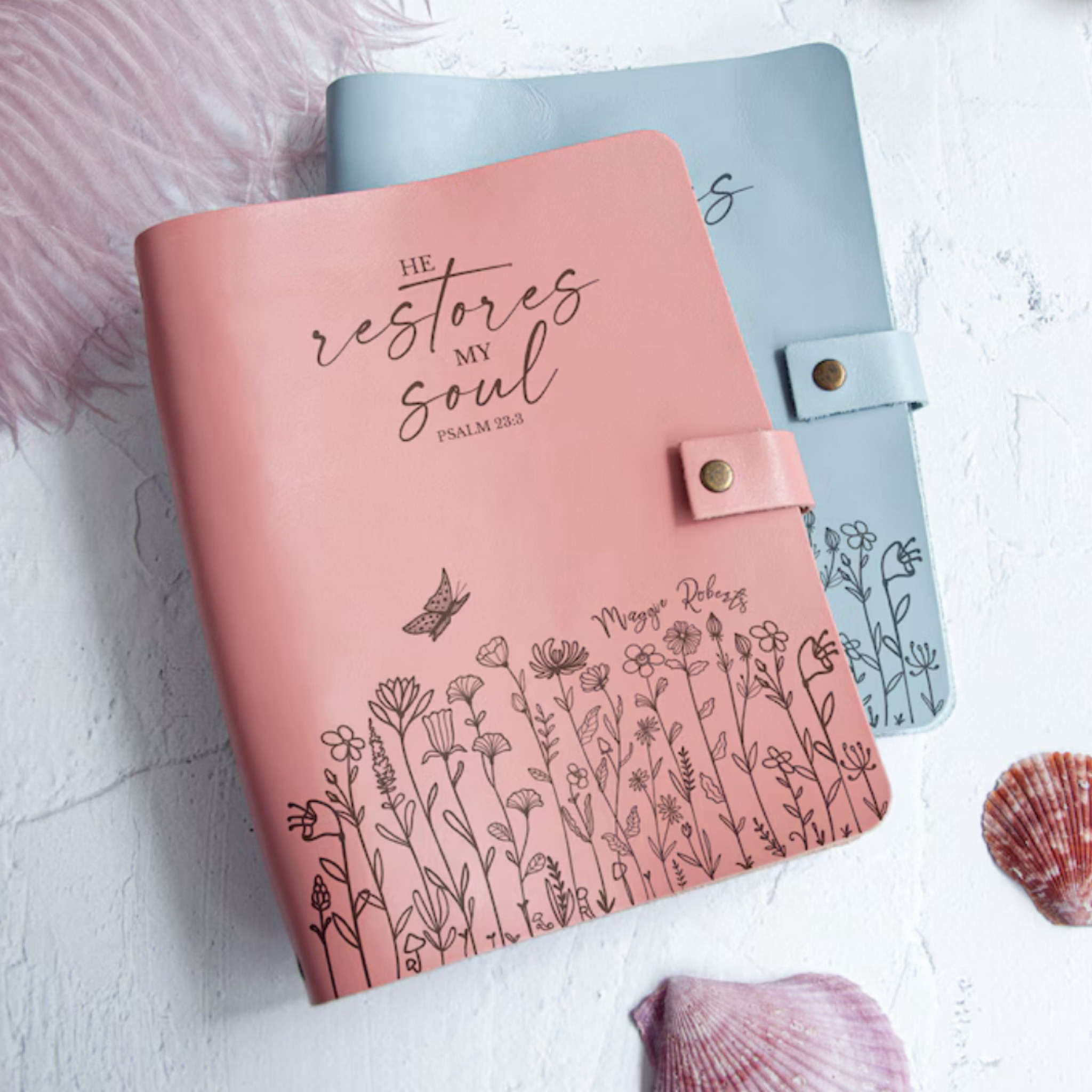 Prayer Journal -
A quiet space for her thoughts, prayers, and goals. Pretty leather prayer journals here make great grad gifts for her.

#LTKFamily #LTKFindsUnder50 #LTKGiftGuide
