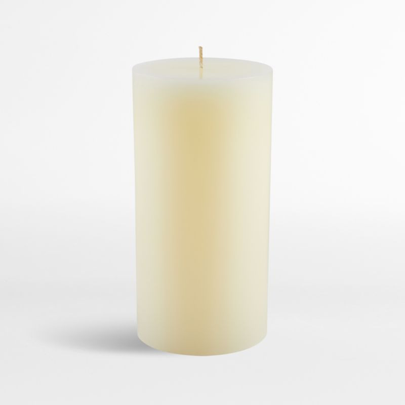 3"x6" Ivory Pillar Candle + Reviews | Crate & Barrel | Crate & Barrel