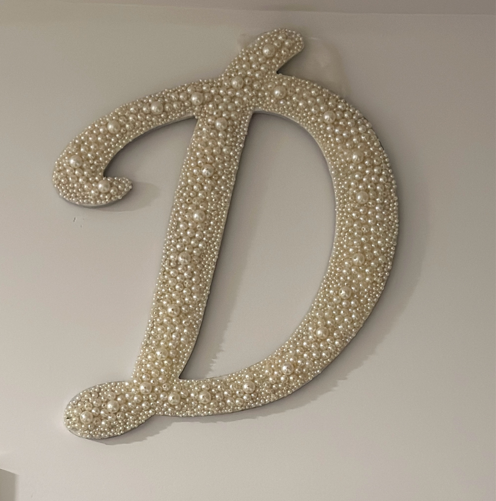How cute are these pearl letters from Michaels?!?! #LTKxHomeDecor