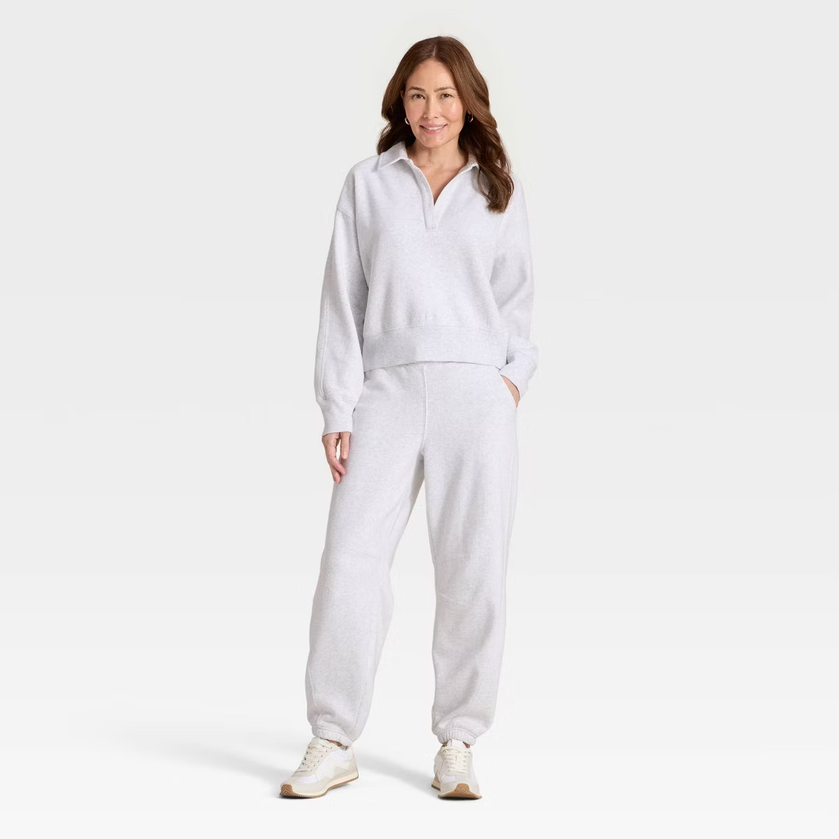 Women's Fleece Polo Sweatshirt - Universal Thread™ | Target