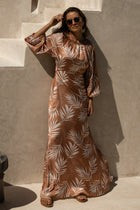 Giselle Maxi Dress in Camel | Böhme US