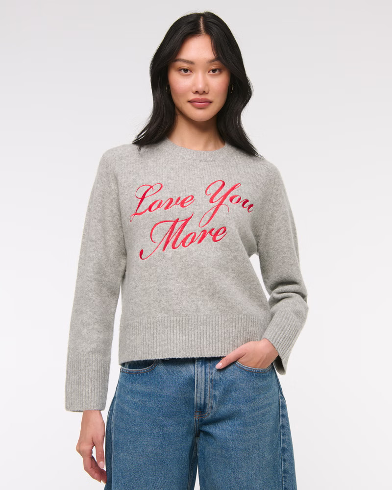 The A&F Madeline Crew Sweater | Abercrombie & Fitch (US)