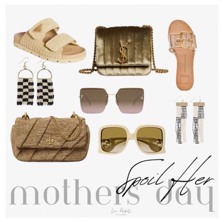 Mother’s Day gift ideas 

Sandals 
Purse 
Handbag 
Sunglasses 
Earrings 
Slides  

#LTKfamily #LTKstyletip #LTKover40