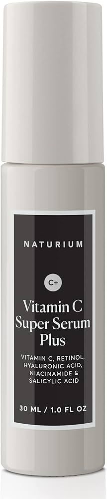 Naturium Vitamin C Super Serum Plus, Smoothing Face Care, plus Retinol, Hyaluronic Acid, Niacinam... | Amazon (US)