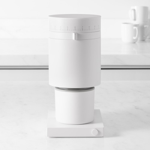 Fellow Opus Conical Burr Grinder Matte White | Williams-Sonoma